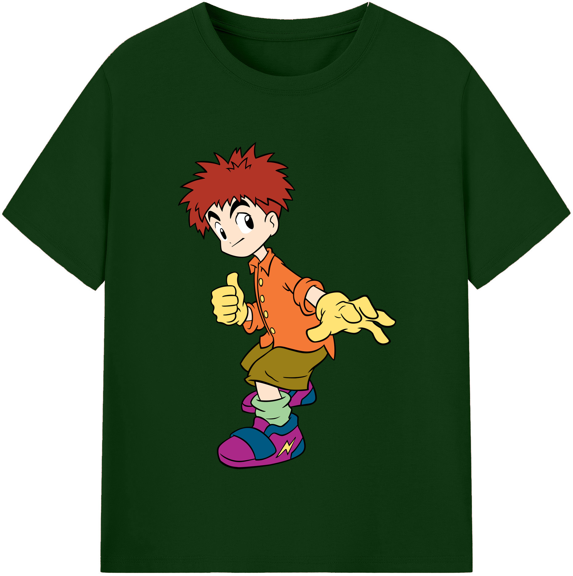 （画像用） Digimon デジタルモンスター/デジモン 綿100％半袖Tシャツ（フロントプリント）